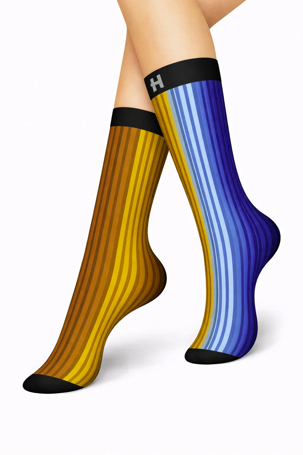 Șosete lungi damă festival HYD Fashion – Design Vertical Modern, 20 DEN