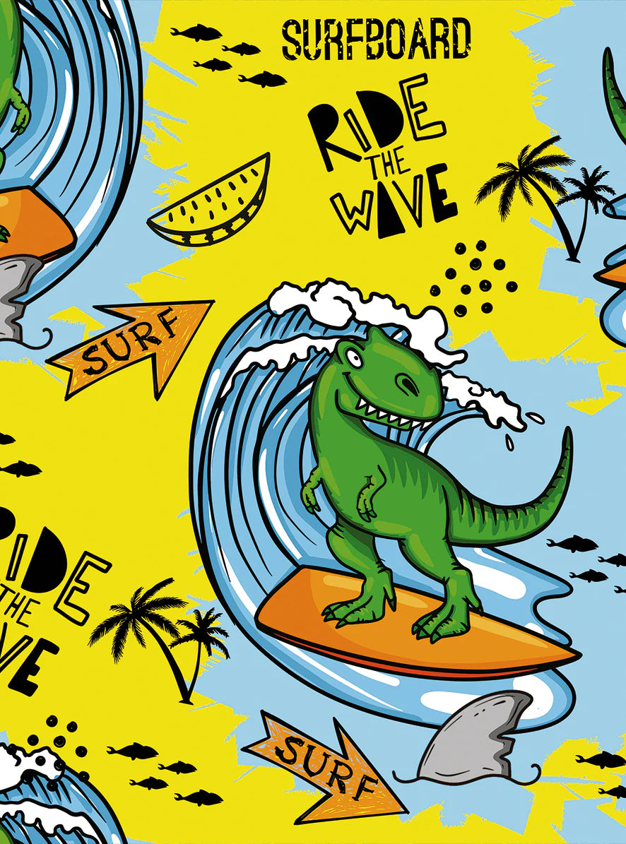 Șosete lungi damă HYD Fashion Festival Dino | Imprimeu Dinozaur 20 DEN