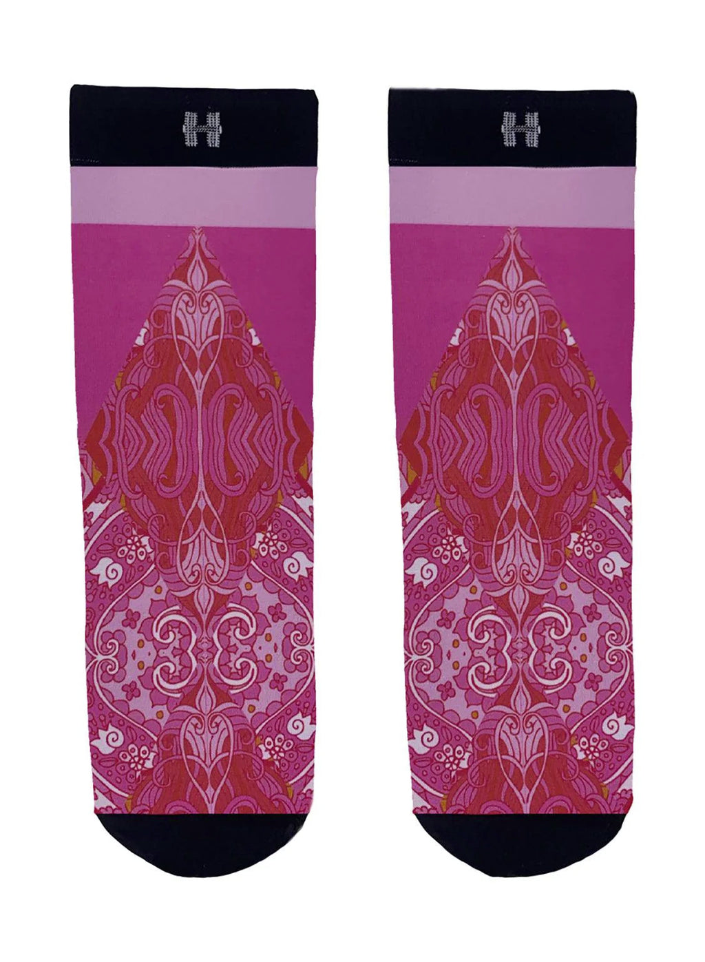 Șosete lungi damă HYD Art Fashion – Design artistic imprimat prin sublimare, 20 DEN
