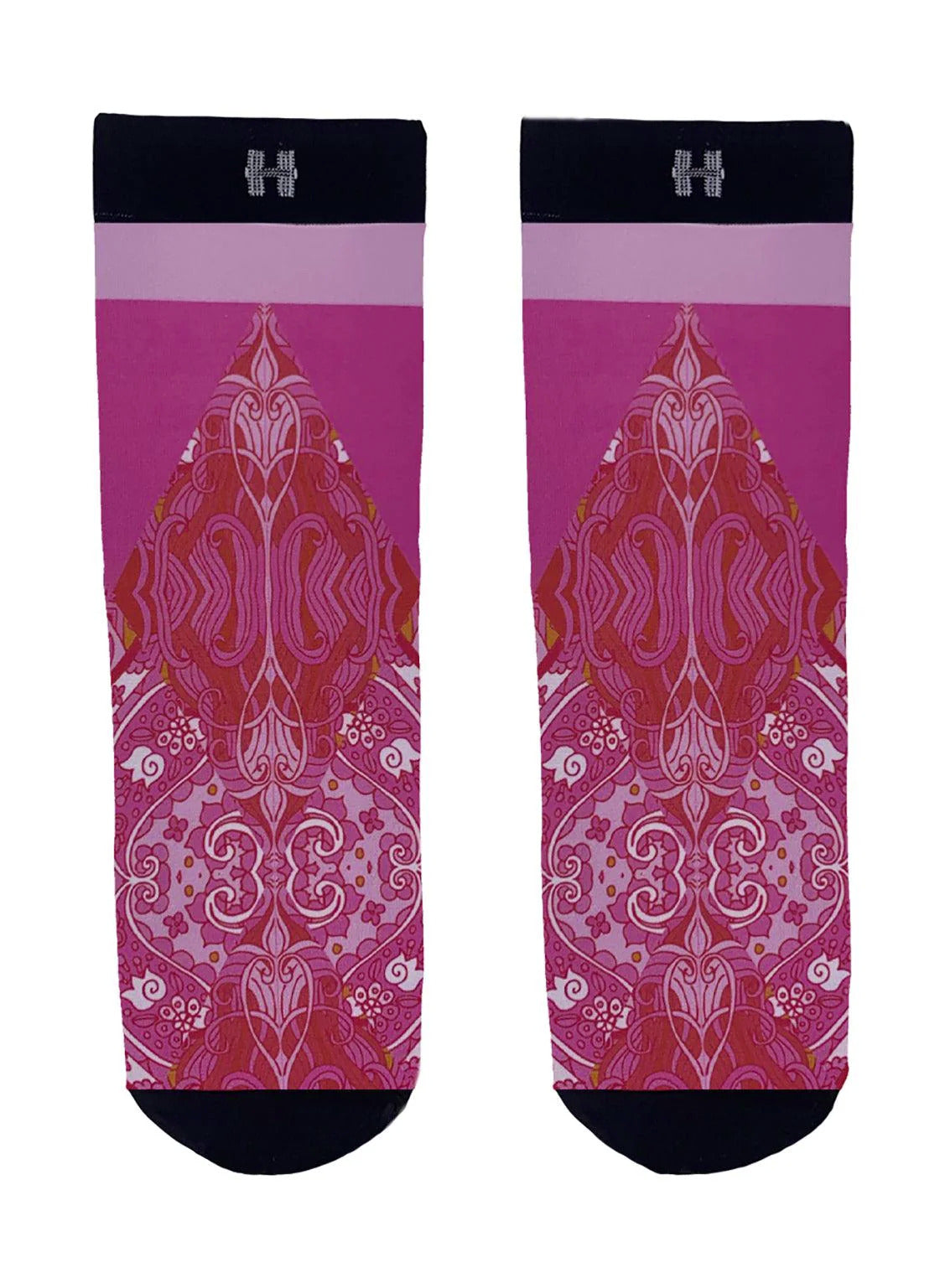 Șosete lungi damă HYD Art Fashion – Design artistic imprimat prin sublimare, 20 DEN