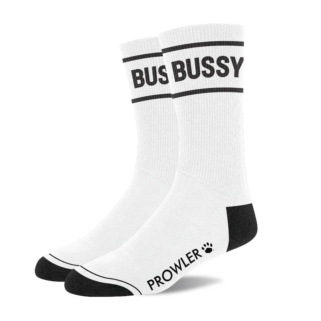 Șosete Prowler RED Bussy Alb/Negru – Șosete din bumbac premium cu design original