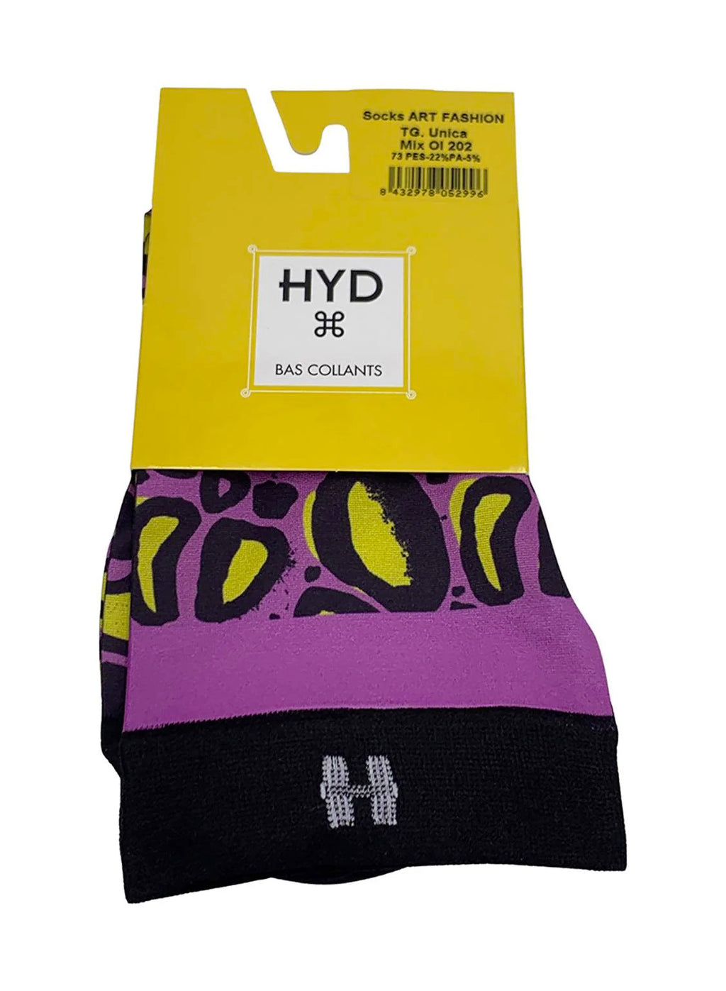 Șosete lungi damă festival HYD Art Fashion – design artistic exclusiv, 20 DEN